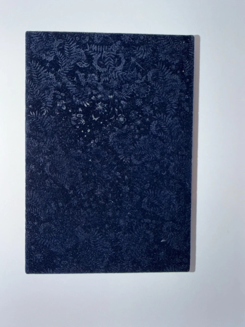 Dior Navy Velvet Notebook with Gold Logo and Cord - Picture 2 of 3